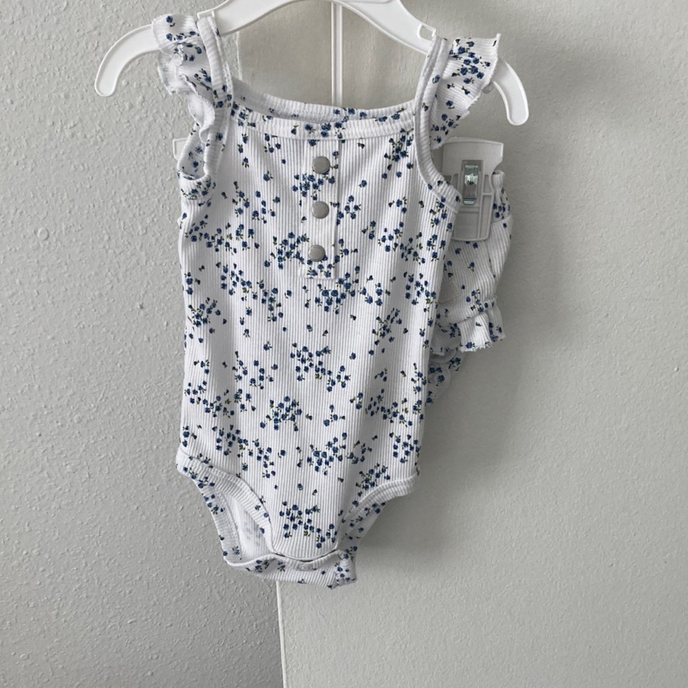 7 for all mankind , 2 piece summer outfit for baby girl